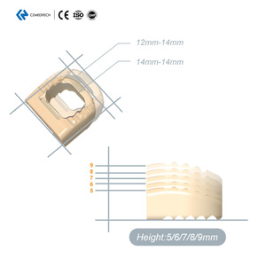 Uni-C Standalone Cervical <strong>Cage</strong>(Sterilize) <strong>Spinal</strong> Implants with Titanium Alloy Pedicle Screw <strong>PEEK</strong> Material - Product Image 6