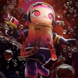 Figura Coleccionable Original <span class=keywords><strong>POP</strong></span> MART MEGA SPACE MOLLY 400% Cocaca- CoCola <span class=keywords><strong>de</strong></span> PVC, Linda y Adorable Muñeca Colgante para Decoración del Hogar - Product Image 2