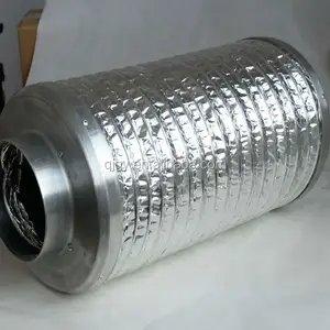 Ống giảm thanh không có rò rỉ không khí ống giảm thanh 6 inch ống giảm tiếng ồn công nghiệp silencersilenciador công nghiệp