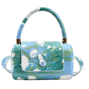 2024 Frauen taschen Luxus handtaschen Pu Bunte Damen Apple <span class=keywords><strong>Bag</strong></span> Square Cover Modische einfache strukturierte Cross body kleine quadratische Tasche - Product Image 1