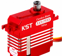 Servomoteur miniature KST X15 755X avec boîtier en aluminium CNC, vitesse 0,06 s, 0,05 s, 0,04 s pour le contrôle de modèles, kit professionnel