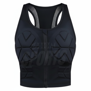 อุปกรณ์ป้องกันหน้าอกสำหรับผู้หญิงสำหรับฝึกศิลปะการต่อสู้ติดต่อกีฬาสวมใส่สบายปรับขนาดได้ - Product Image 1