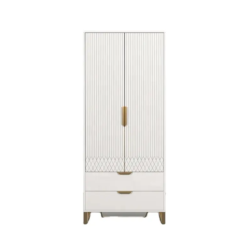 Roupeiro alto branco moderno com armazenamento, quarto, armário, roupas, guarda-roupa