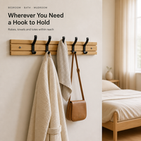 Porte-vêtements coulissants en bambou de haute qualité, supports muraux pour chambre à coucher, vente directe d'usine