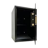 HYYSAFE 50cm Heim-Tresor für Schwerlastanwendungen, Diebstahlsicher mit Schlüssel- und Elektronikschloss, Ganzstahl-Konstruktion, Sicherheitstresor für Führungsbüros
