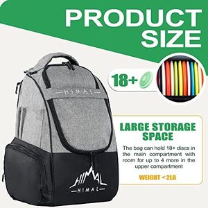 Free sample <b>Flying</b> <b>Disc</b> Golf Bag Backpack is waterproof, lightweight, and has a large capacity More than 25 <b>discs</b>/many pockets - Product Image 5