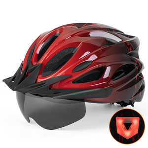 Casco de <span class=keywords><strong>Ciclismo</strong></span> Brillante Honortour 2026, Nuevo, para Adultos, OEM ODM, Visera Desmontable, <span class=keywords><strong>con</strong></span> <span class=keywords><strong>Gafas</strong></span> Magnéticas - Product Image 1