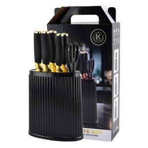 Ensemble de couteaux de cuisine en acier inoxydable, 7 pièces, ensemble de couverts de cuisine domestique, accessoires de cuisine polyvalents pour couper les aliments - Product Image 2