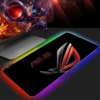 Tapis de souris pliable en caoutchouc naturel personnalisé 2022, tapis de souris de jeu rgb gel de jeu led