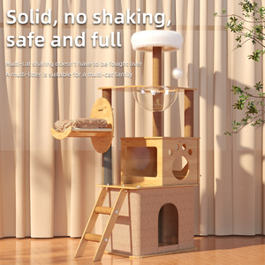 Factory Direct Custom <b>Cat</b> Climbing <b>Tree</b> Fashion Large Size Modern Pet Products Pet Toy <b>Cat</b> Climbing Frame <b>Cat</b> Climbing <b>Tree</b> - Product Image 4