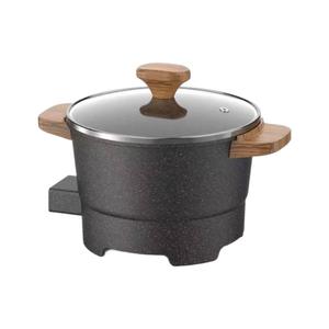 Olla eléctrica multifuncional de 2.5L y 650W con mango de madera para uso doméstico y en dormitorios - Product Image 2