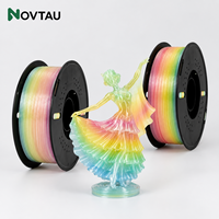 Filament d'imprimante 3D translucide Novtau PETG pour modèles d'affichage imprimés, filament plastique FDM 1,75 mm 1 kg