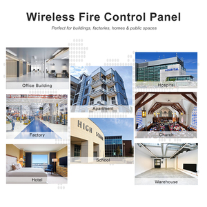 แผงควบคุมสัญญาณเตือนไฟไหม้ไร้สาย CE Wireless Lora สำหรับโรงแรมและสำนักงาน - Product Image 4