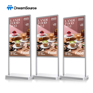 จอแสดงผลดิจิทัลแบบตั้งพื้น DreamSource ขนาด 65 นิ้ว พร้อมหน้าจอสัมผัส IR รองรับแอนิเมชั่น กราฟิกสำหรับใช้งานภายใน/ภายนอกอาคาร เหมาะสำหรับลิฟต์ - Product Image 1