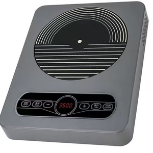 Placa de Inducción Colorida con Panel de Vidrio Cerámico y Control Táctil por Ondas de Luz para Freír, Cocinar Sopas - Product Image 6