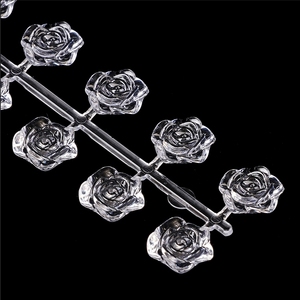 Nuancier d'échantillons de perles à ongles en cristal pour la présentation des couleurs et la pratique du nail art - Product Image 2