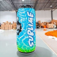 Ballon publicitaire géant gonflable en forme de bouteille de boisson, modèle aérien personnalisé pour la promotion de spiritueux et de bière, OEM ODM, festival de la bière