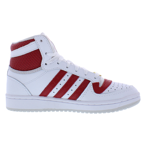 Adidas Top สิบรองเท้าบาสเก็ตบอลผู้หญิงเมฆสีขาว/สีแดง/สีเทาหนึ่งสี-100% ของแท้ - Product Image 3