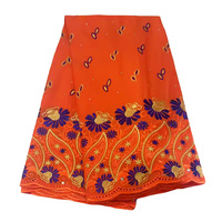 Broderie T/C 90/10 Polyester Coton sur Toute la Largeur pour Robe, Marché de Dubaï et Djeddah