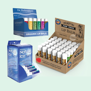 Cửa Hàng Bán Lẻ Bán Lẻ Giấy Trưng Bày Đồ Trang Điểm Hộp Xé Để Mở Hộp Trưng Bày Sơn Móng Tay/Son Dưỡng Môi - Product Image 1