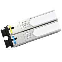 Transceiver optique SFP BIDI monomode 2,5 G 10 km 1310 nm 1550 nm avec connecteur SC et module DDM pour équipement de réseau à fibre optique