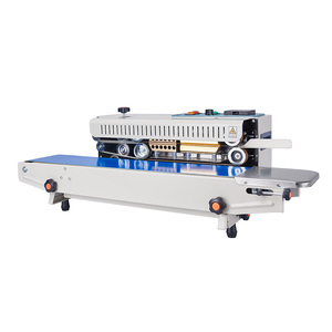 Low Price Table Top <b>Plastic</b> Food <b>Containers</b> Continuous Nylon Sealing <b>Machine</b> PP Film Band Sealer <b>Machine</b> - Product Image 1
