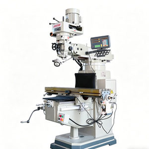 Fresadora Vertical Universal con Cabezal de Husillo Ajustable, Control de Avance Manual y Accesorios Completos para Trabajos en Metal - Product Image 1