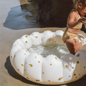 Piscina inflable redonda para niños, material de PVC, segura, no tóxica, para uso doméstico, área de juegos para bebés - Product Image 2