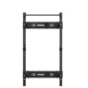 Rising Fitness - Soporte de pared plegable para sentadillas, levantamiento de pesas, dominadas, fondos y sentadillas - Product Image 2