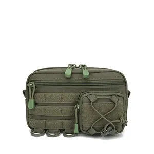 Pochette EDC 1000D, sac organisateur Molle, pochette à outils EDC, pochette modulaire horizontale, sac de ceinture extérieur, sac banane de chasse EMT - Product Image 3