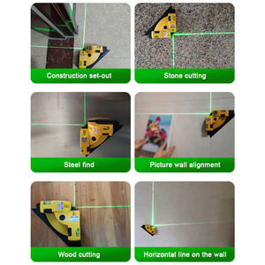 Wholesale Right Angle Laser Level Tile Laying <b>Tool</b> Safe Eco-Friendly Red Line <b>Square</b> Projection 90 Degree Wire <b>Tools</b> Horizontal - Product Image 5