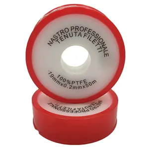 19mmx0.2mmx50m 0.2g/cm3 93/25mm spool 100% PTFE thread seal tape similar to taflon tape