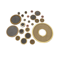 Disques filtrants à bordure sans couture pour extrudeuses de granulés plastiques, disques filtrants circulaires à bordure tissée en fil métallique