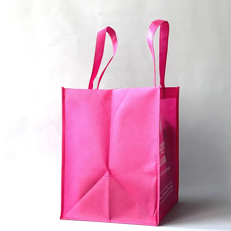 Folding Shopping PP non woven tote bag recyclable bag Silk Printing Eco promotional shopping non woven bag in stock