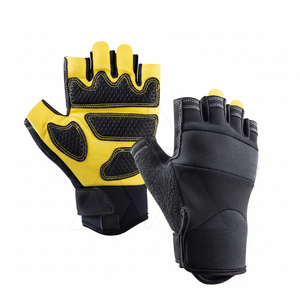 Custom Neoprene Leather PU Fitness Gloves for Men Women 5kg <b>25kg</b> <b>Weight</b> Lifting Exercise Gym Workouts Power Bags Available Sizes - Product Image 1