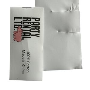 ฉลากผ้าไหมติดหน้าจอสามารถลอกออกได้สำหรับ<span class=keywords><strong>เสื้อผ้า</strong></span>ฉลาก<span class=keywords><strong>ดูแล</strong></span>ในการฉีกขาดแบบกำหนดได้เอง - Product Image 6