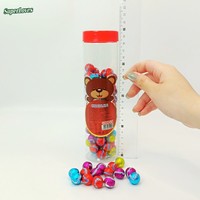 Boules de chocolat multicolores de haute qualité au goût amer et sucré, emballage en forme de balle de tennis, vente chaude