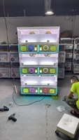 Distributeur de capsules à 6 unités, grande capacité de stockage, mécanisme de distribution stable, pour parcs d'attractions, commerces, usines, fourniture OEM
