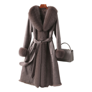 Nuovo <span class=keywords><strong>Cappotto</strong></span> <span class=keywords><strong>in</strong></span> Vera <span class=keywords><strong>Pelliccia</strong></span> di Coniglio a Doppia Faccia 2026 da Donna, Lunghezza Media, Invernale, Aderente, con Collo <span class=keywords><strong>e</strong></span> Polsini <span class=keywords><strong>in</strong></span> <span class=keywords><strong>Pelliccia</strong></span> di Volpe, Abbigliamento <span class=keywords><strong>in</strong></span> <span class=keywords><strong>Pelliccia</strong></span> - Product Image 1