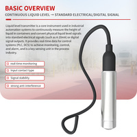 Weistoll 304 Edelstahl Flüssigkeitsstandsensor Auto-Controller Anzeigepanel IP68 Schutz für Haushalt und Industrie