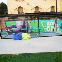 Mesa de Pádel Multifuncional Estándar Internacional, Mesa de Ping Pong, Cancha Deportiva Exterior para Pádel