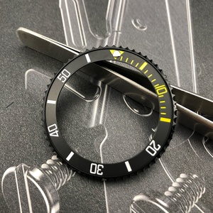 Nouvel Arrivage H&T Insert de Lunette de Plongée en Céramique Noire 007 009 38mm Léger Finition Mate Pièces de Montre - Product Image 2