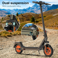 Freio duplo, 10 polegadas, pneu gordo rápido, e-scooter 500w, poderoso, eua, armazém da ue, adulto, scooter elétrico