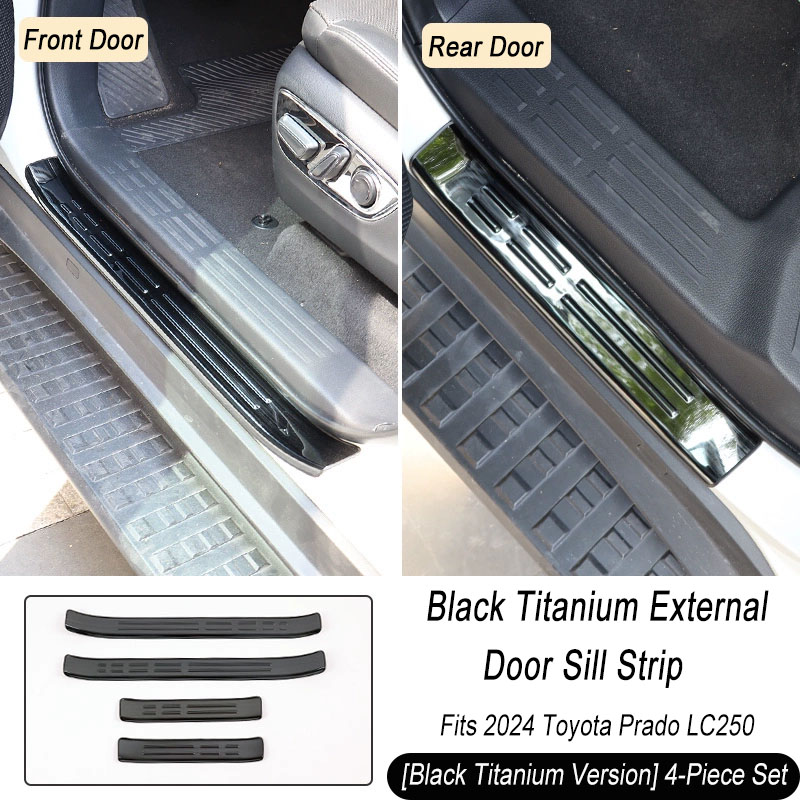 Style A : Barres de seuil extérieures (4 pièces)