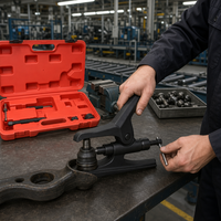 Séparateur de rotule hydraulique robuste pour camions, kit de dépose pour châssis de véhicules utilitaires avec mallette de transport