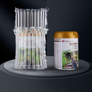 Customized Protective Packaging Inflatable <strong>Bubble</strong> Cushion <strong>Wrap</strong> Air Column Bag <strong>Bubble</strong> in Roll for Milk Powder - Product Image 3