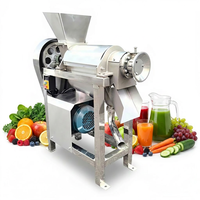 Machine à jus de citron, d'orange et de tomate commerciale, extracteur de jus lent industriel pour fruits et légumes, presse à froid