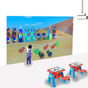 ChariotTech All In 1 Version With 5200 Lumen Projector Interactive Painting Wall Interactive Drawing Wall Game