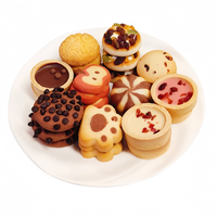 Sandwichnootkoekjes Gezonde Gebakken Gebakjes Chocolade Noot Knapperige Amandel Pizza Koekjes voor Groothandel