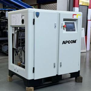 เครื่องอัดอากาศแบบสกรูไร้น้ำมัน APCOM 15kW ประสิทธิภาพสูง ระบบหล่อลื่นด้วยน้ำ ระดับเสียง ISO Class 0 เหมาะสำหรับห้องปฏิบัติการ - Product Image 3